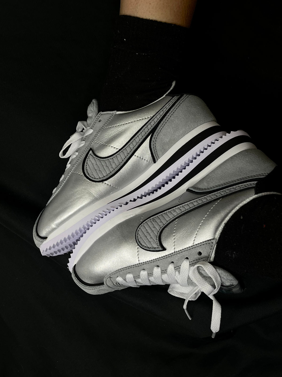 Nike Cortez Metallic Silver