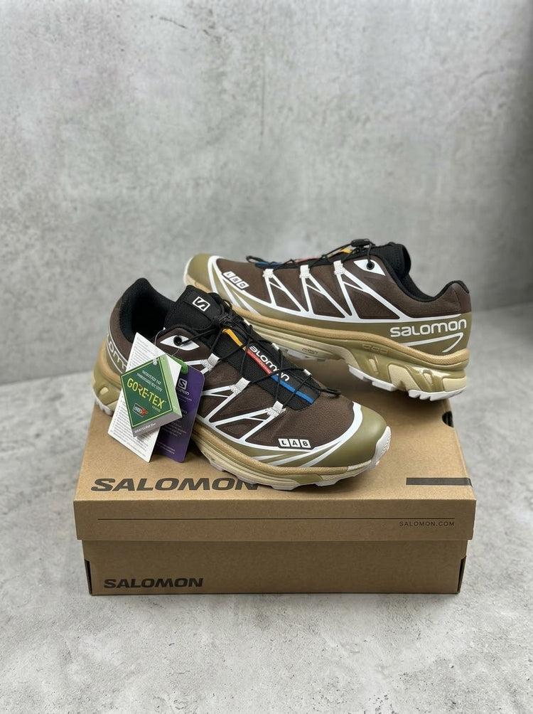 Salomon XT-6 Gore-Tex Marrón y Caqui