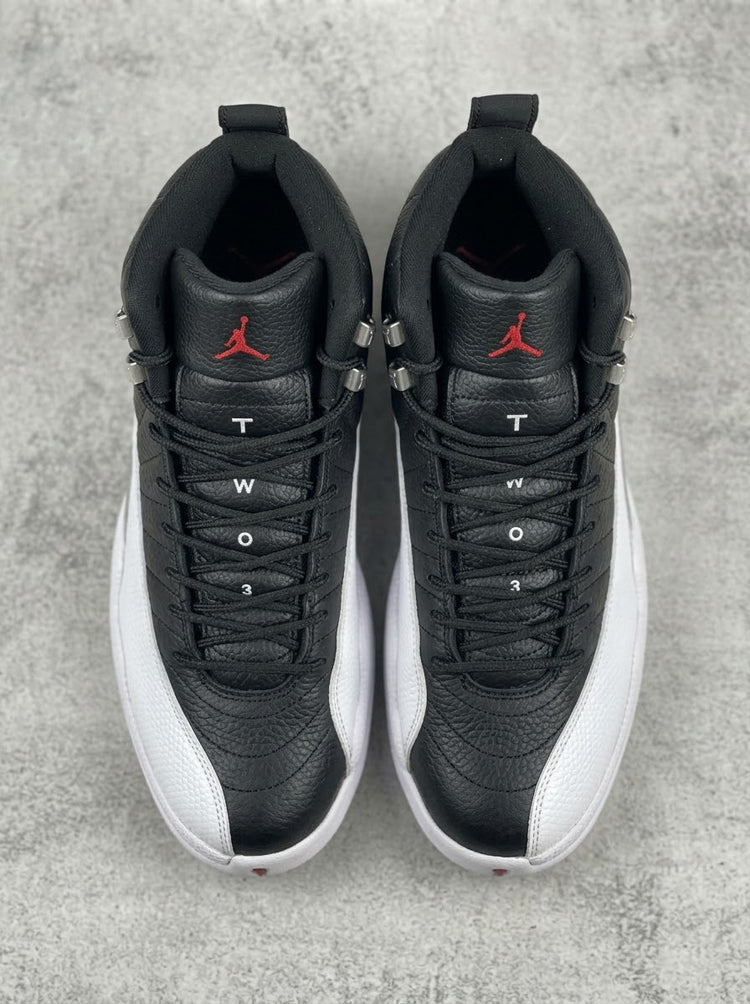 Air Jordan 12 Retro Blanco y Negro