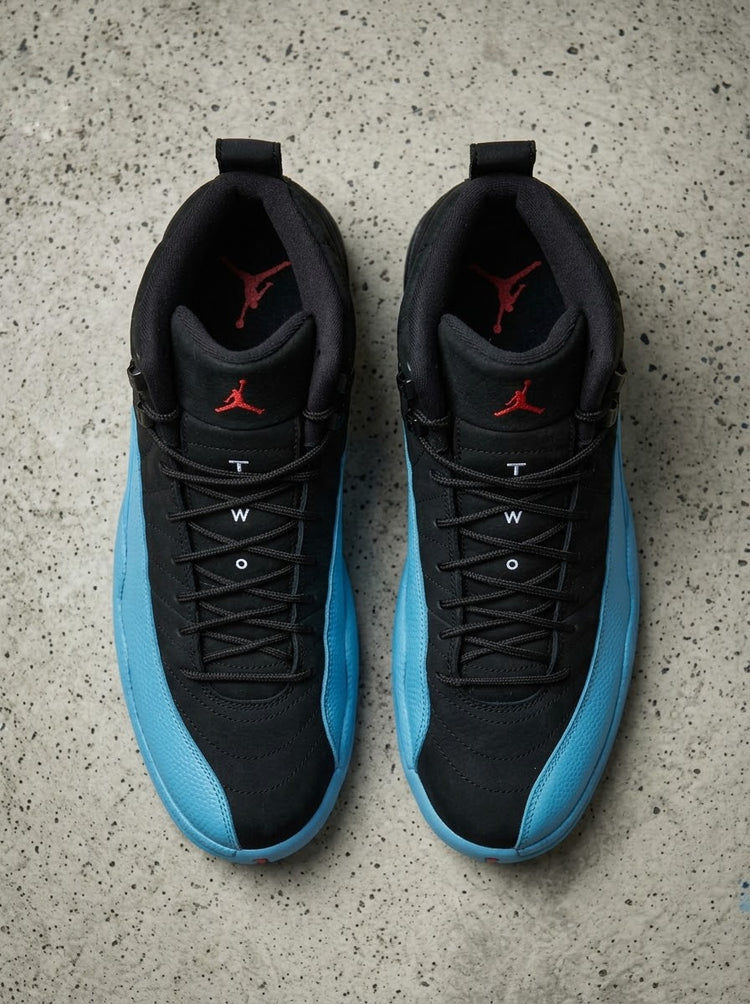 Air Jordan 12 Retro Negro/Azul Celeste