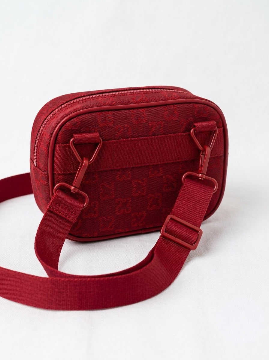 Bolso Crossbody Jordan Monogram Rojo Oscuro