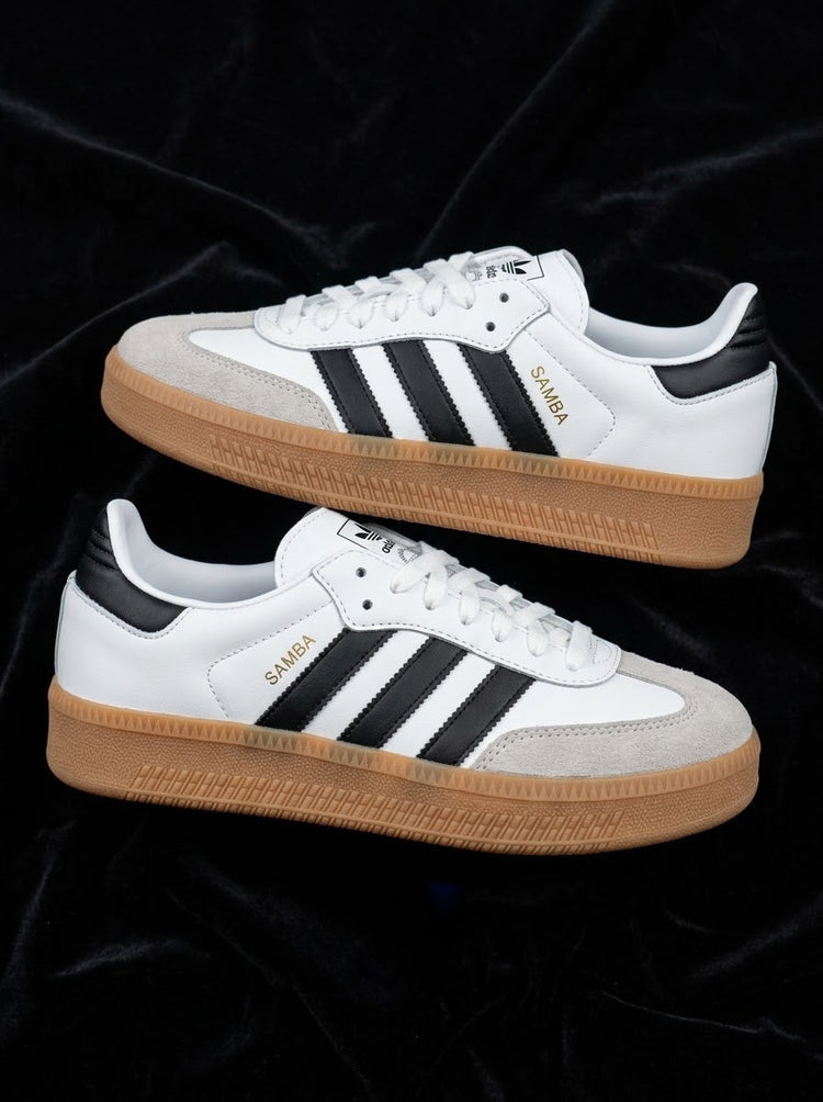 Adidas Samba XLG Blanco/Negro con Plataforma