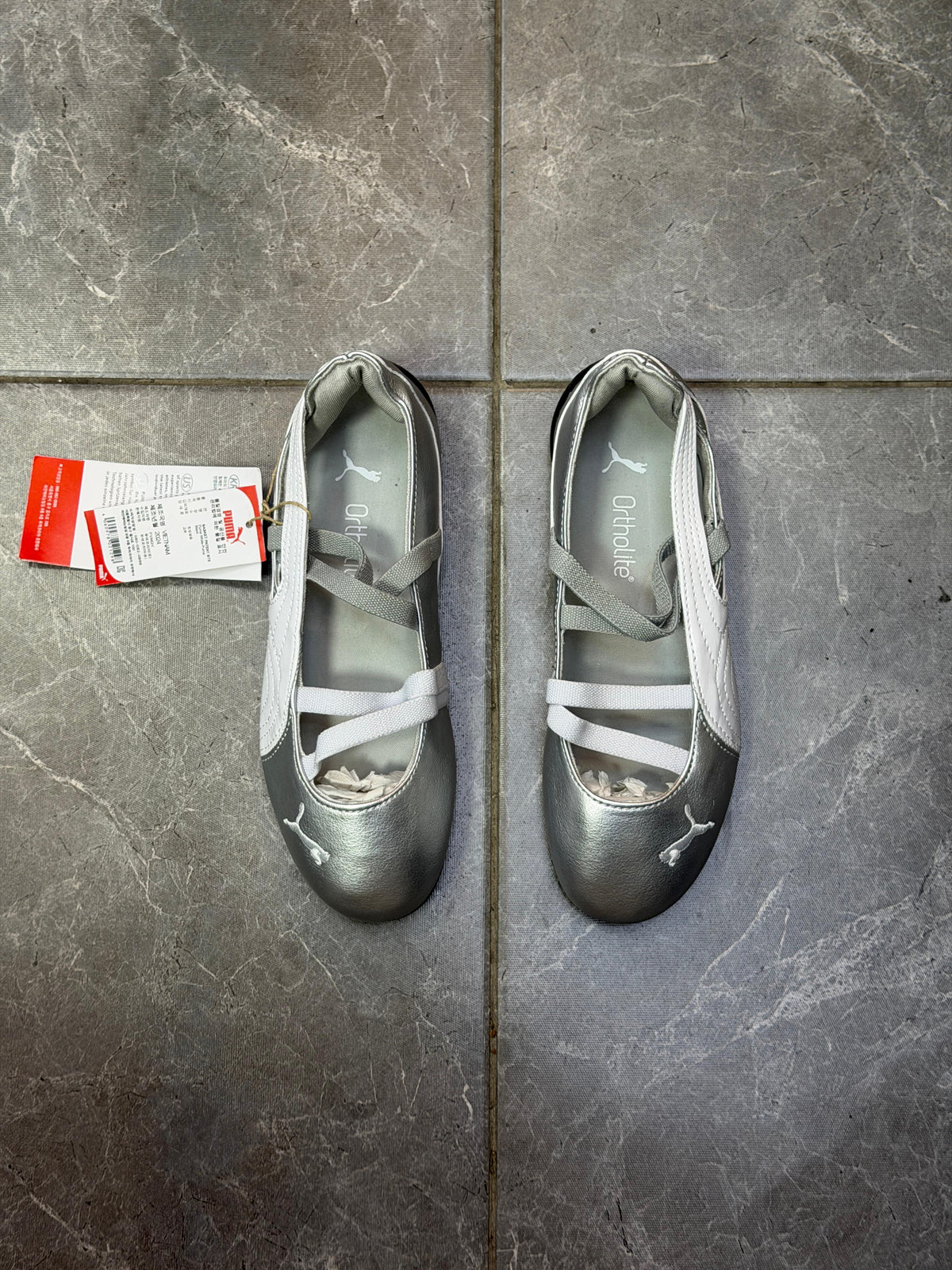 Puma Speedcat Ballet Plateadas