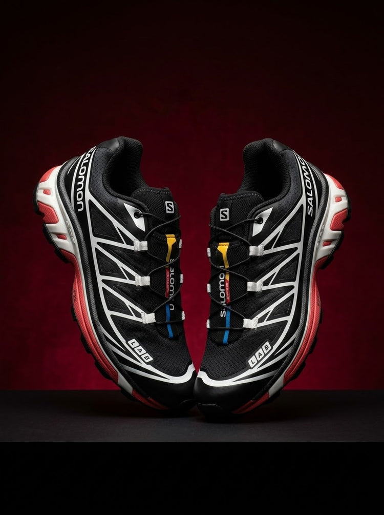 Salomon XT-6 Negro/Rojo