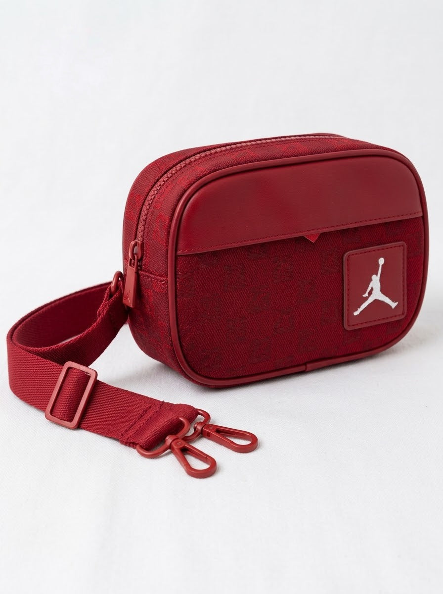 Bolso Crossbody Jordan Monogram Rojo Oscuro