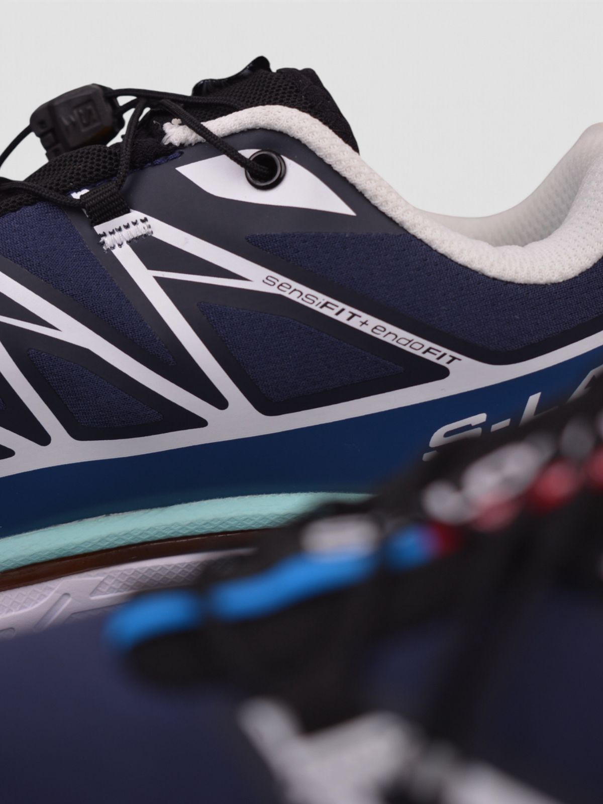 Salomon XT-6 / S-LAB Azul Marino, Blanco y Menta