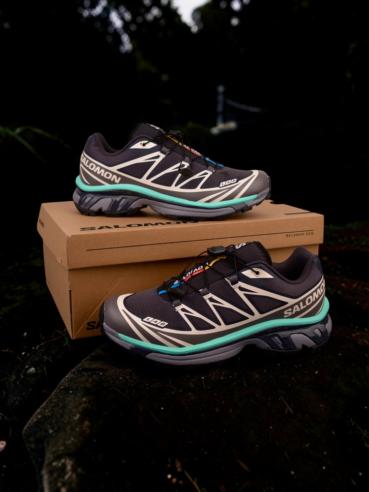 Salomon XT-6 / S-LAB Gris Oscuro, Plata y Menta