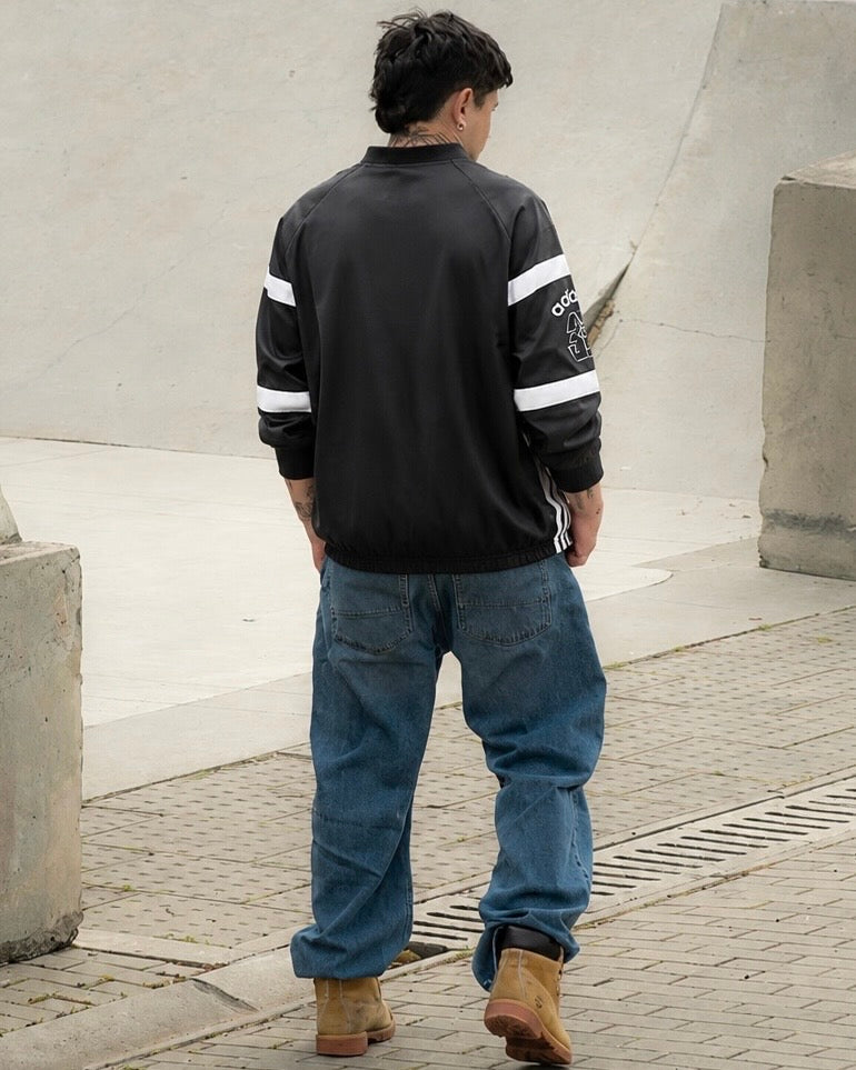Chaqueta Adidas Team Vintage Negra Retro 90s