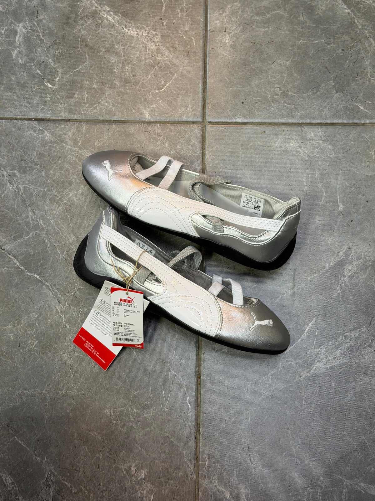 Puma Speedcat Ballet Plateadas