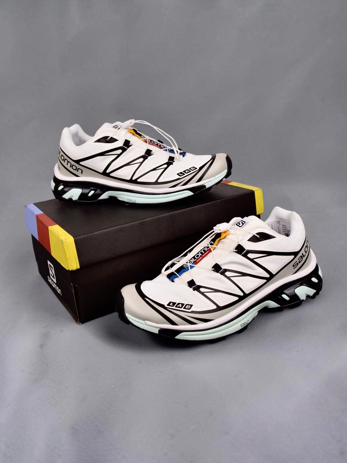 Salomon XT-6 "White Black Mint"