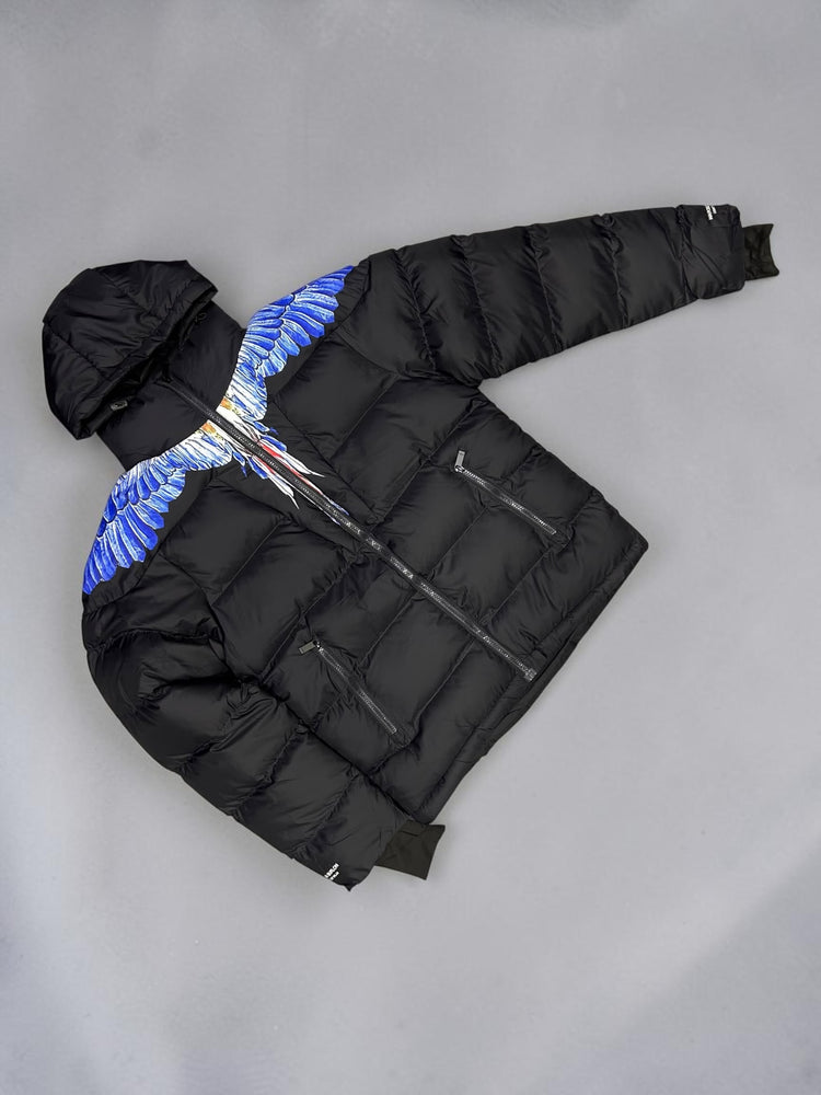 Chaqueta Puffer Marcelo Burlon Wings Negra