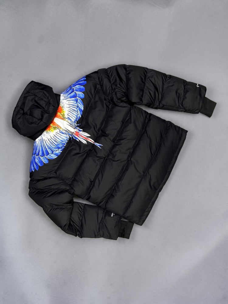 Chaqueta Puffer Marcelo Burlon Wings Negra