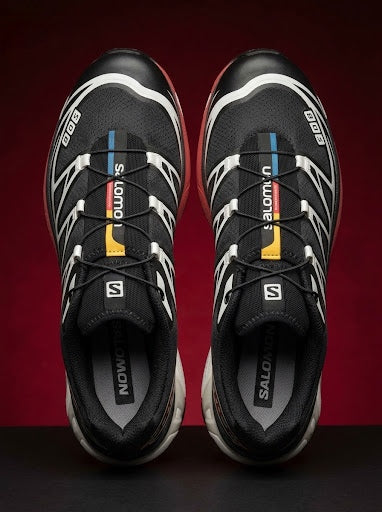 Salomon XT-6 Negro/Rojo