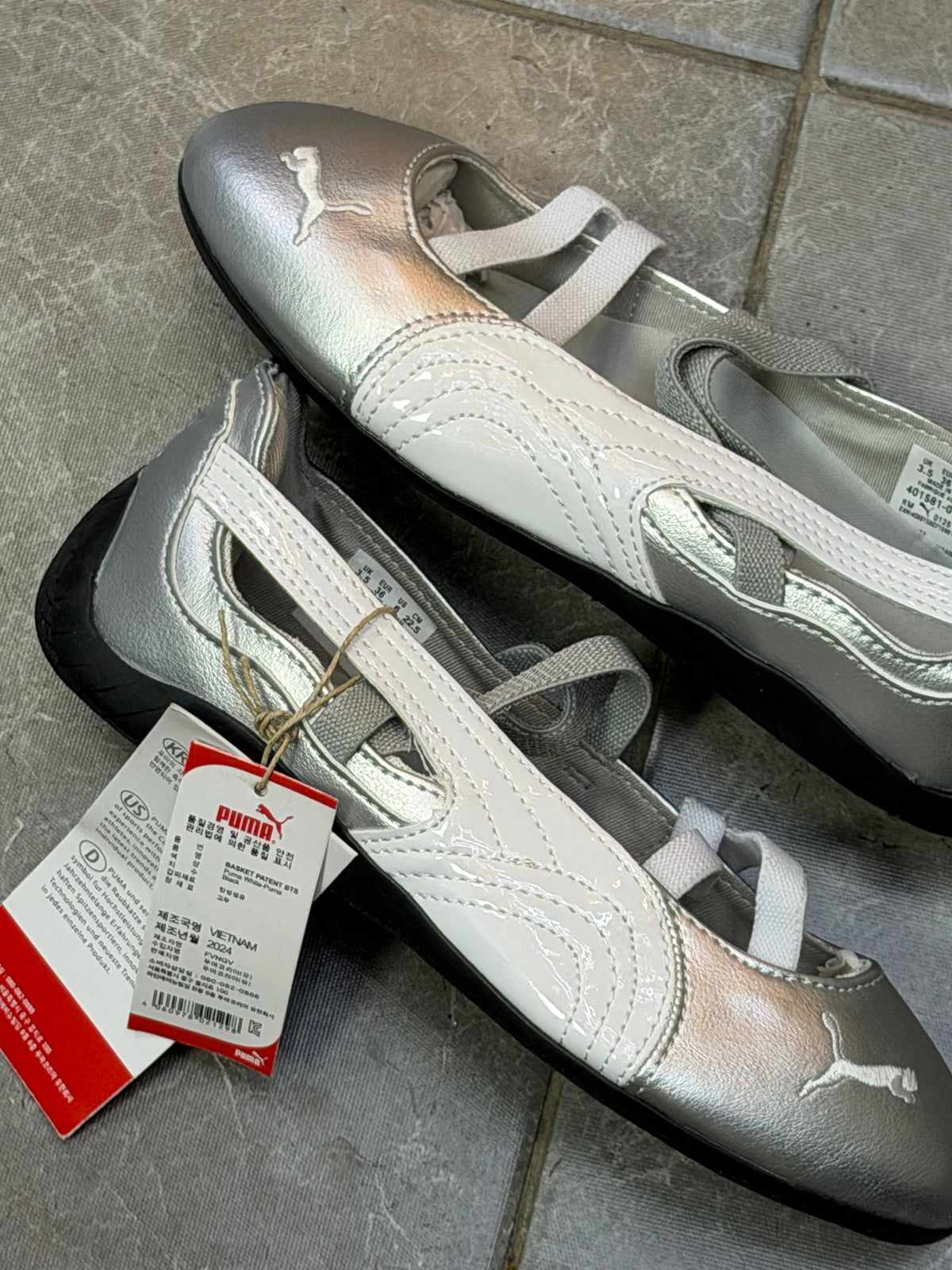 Puma Speedcat Ballet Plateadas