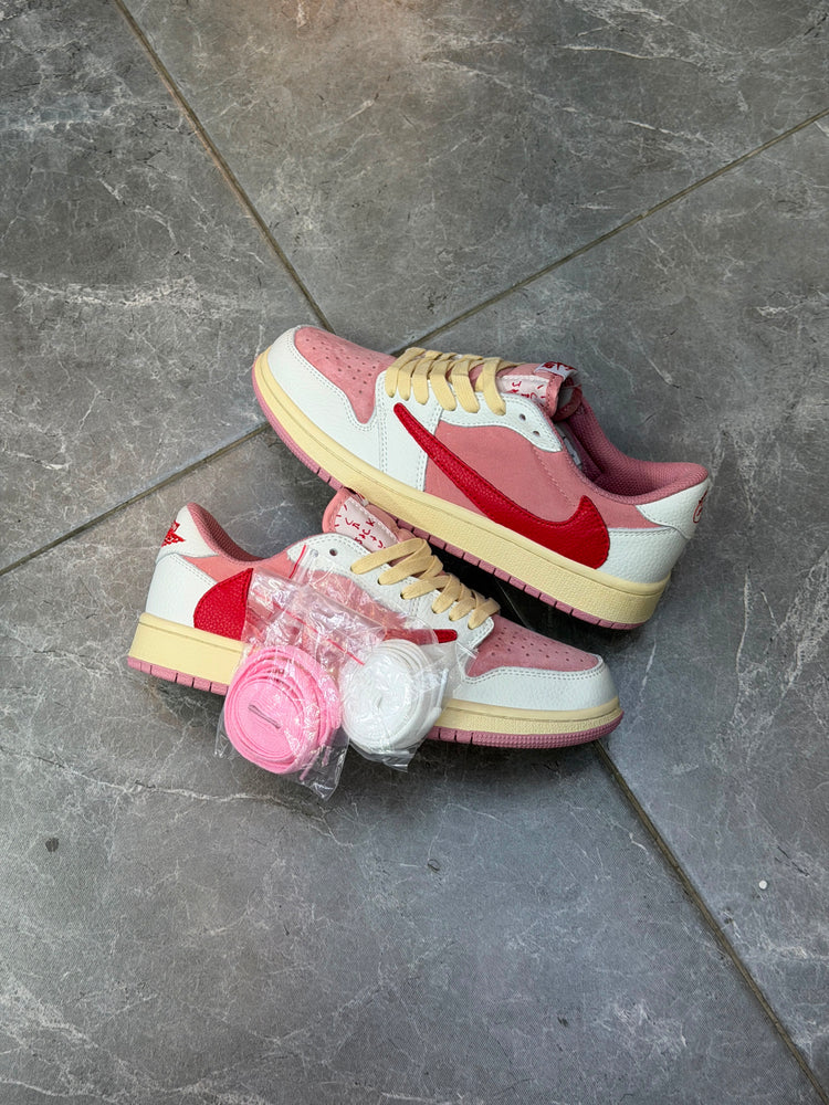 Air Jordan 1 Low x Travis Scott Pink